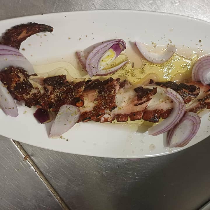 Grilled octopus