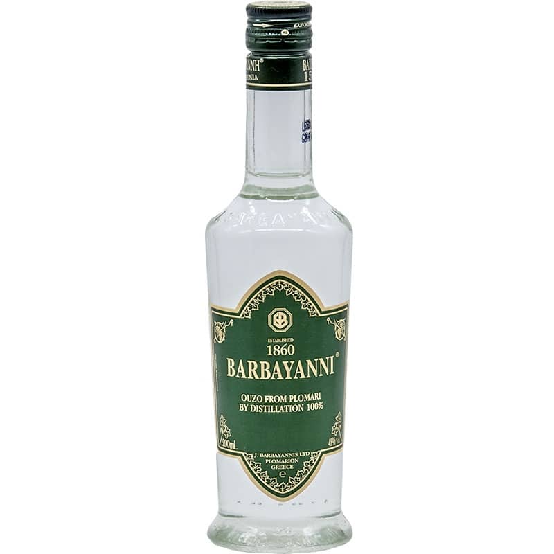 Ouzo Barbayanni (blue & green)