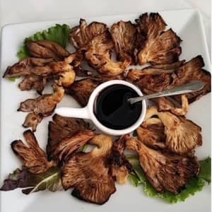 Grilled mushrooms