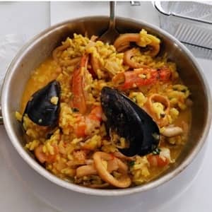 Seafood risotto