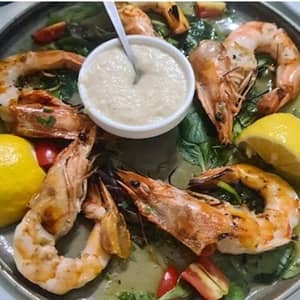 Fresh local shrimp