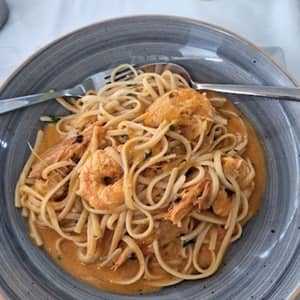 Seafood linguini