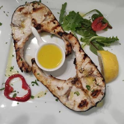 Grilled cod