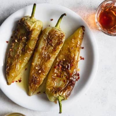 Fried peppers