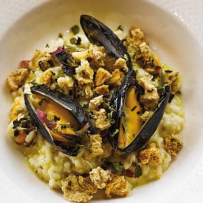Mussel pilaf